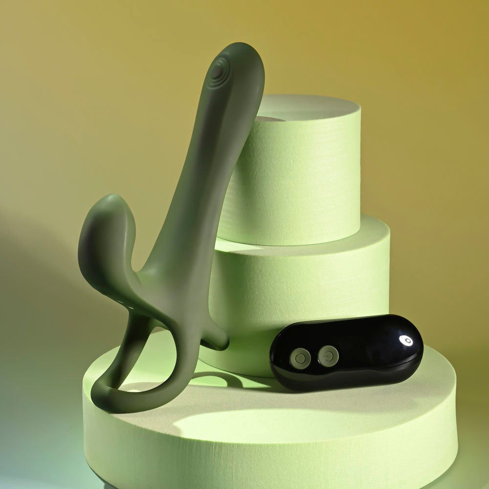 Zero Tolerance STRAP, TAP & GO - Vibrating & Tapping Sleeve & Wireless Remote