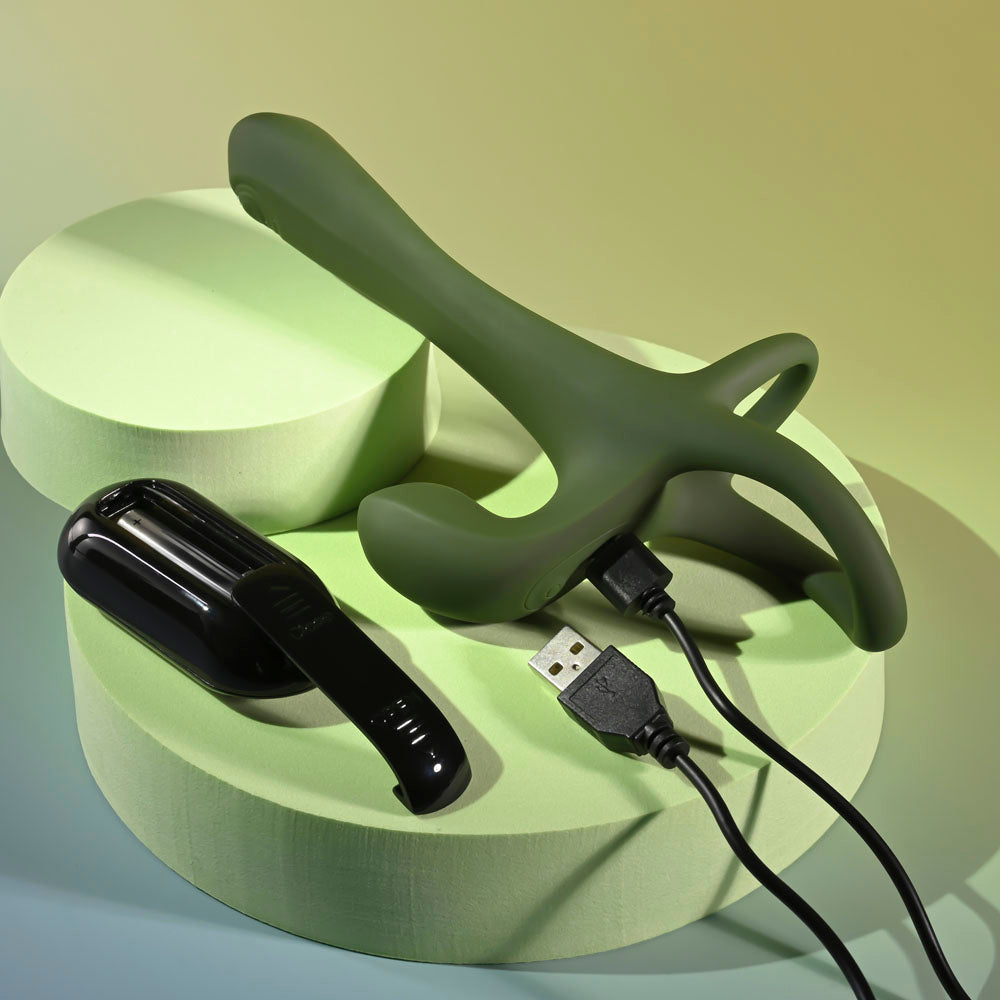 Zero Tolerance STRAP, TAP & GO - Vibrating & Tapping Sleeve & Wireless Remote