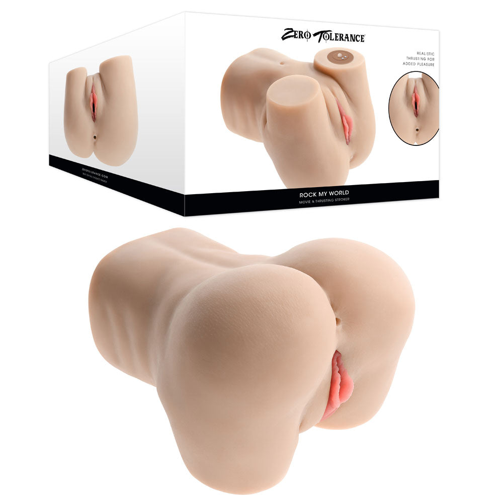 Zero Tolerance Rock My World Rechargeable Doggy Style Torso