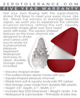 Zero Tolerance FUJI - White Mini Stroker Egg - Naughty by Nature Adult Store