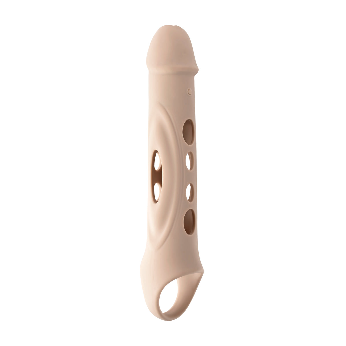 Zero Tolerance BIG BOY EXTENDER - Light - Flesh USB Rechargeable Vibrating Penis Extension Sleeve - Naughty by Nature Adult Store