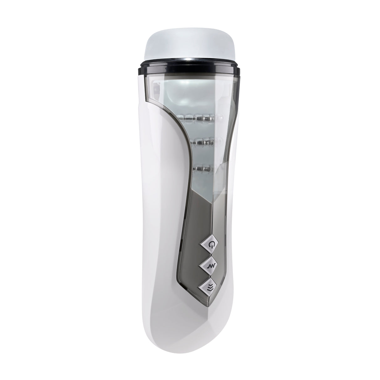 Zero Tolerance STROKING BUDDY - White USB Rechargeable Vibrating & Thrusting Stroker - Naughty by Nature Adult Store