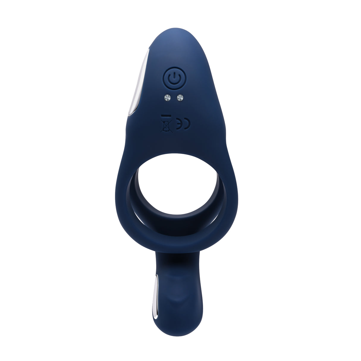 Zero Tolerance RING AROUND THE ROSY - Navy Blue USB Rechargeable Cock Ring - Naughty by Nature Adult Store