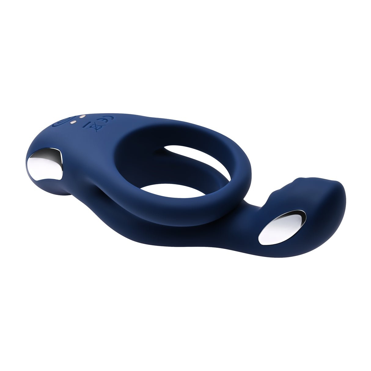 Zero Tolerance RING AROUND THE ROSY - Navy Blue USB Rechargeable Cock Ring - Naughty by Nature Adult Store