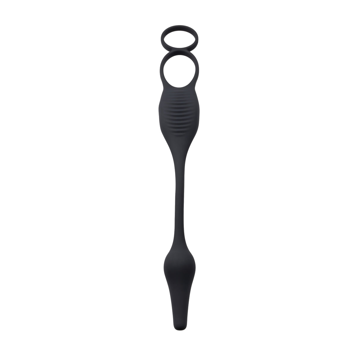 Zero Tolerance PLUG & TUG - Black USB Rechargeable Vibrating Cock Ring with Anal Plug - Naughty by Nature Adult Store