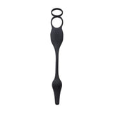 Zero Tolerance PLUG & TUG - Black USB Rechargeable Vibrating Cock Ring with Anal Plug - Naughty by Nature Adult Store