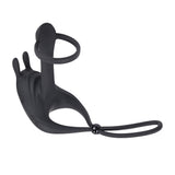 Zero Tolerance SADDLE UP - Black USB Rechargeable Vibrating Cock & Ball Rings - Naughty by Nature Adult Store