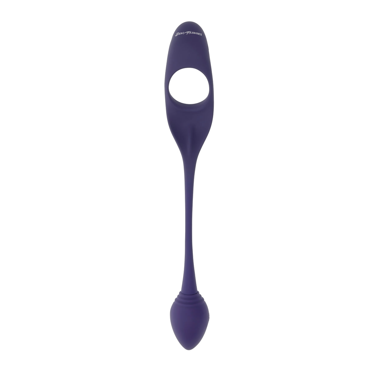 Zero Tolerance TIP TO TAIL - Blue USB Rechargeable Vibrating Butt Plug with Vibrating Cock Ring - Naughty by Nature Adult Store