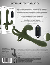 Zero Tolerance STRAP, TAP & GO - Vibrating & Tapping Sleeve & Wireless Remote
