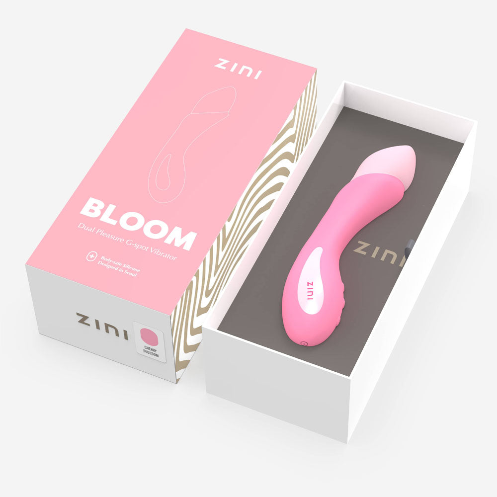 Zini Bloom - Cherry Blossom 18.2 cm USB Rechargeable Vibrator - Naughty by Nature Adult Store