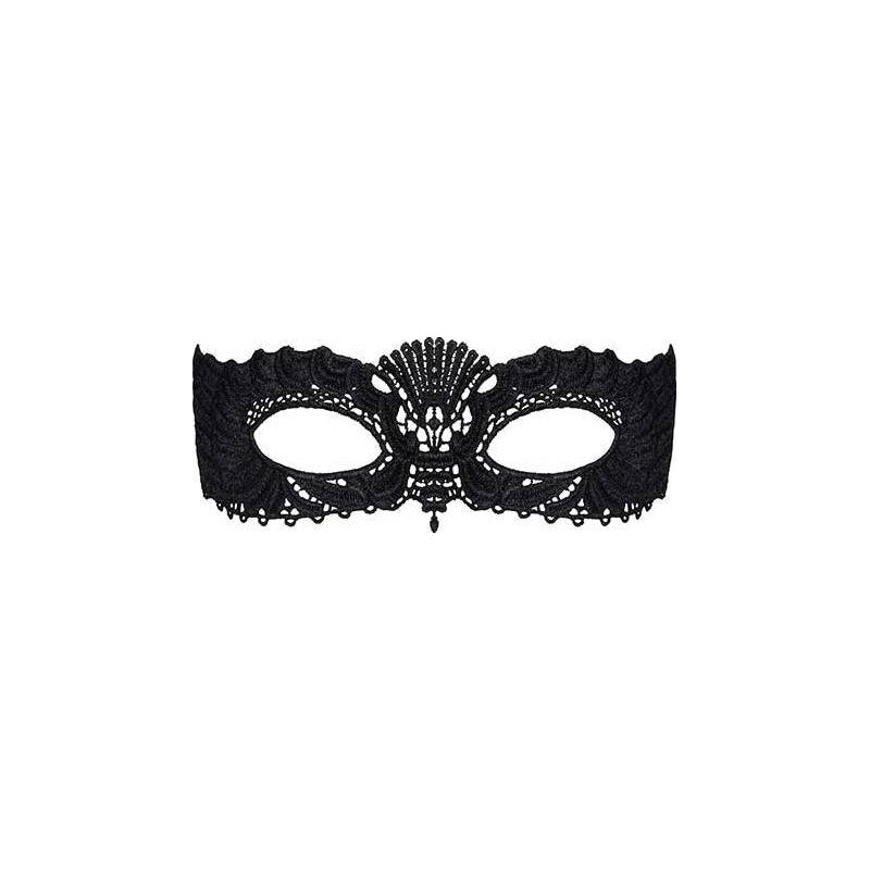 A700 Black Mask with Ribbon Tie - Lingerie