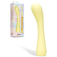 Adam And Eve Groovy Glow Ups Bendie Yellow USB Rechargeable G Spot Vibrator - VIBRATORS