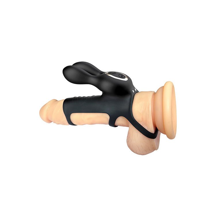 Adam And Eve Wild Hare Vibrating Penis Cage With Remote - COCK RINGS