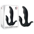 Adam & Eve 3 - Point Prostate Massager - Black USB Rechargable Vibrating Prostate Massager - ANAL TOYS