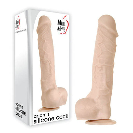 Adam & Eve Adam's True Feel Cock XL - Flesh 26.7 cm (10.5'') Dong - DONGS