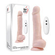 Adam & Eve Adam's True Feel Rechargeable Dildo - Flesh 17.8 cm (7'') USB Rechargeable Vibrating Dong - DONGS