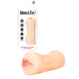 Adam & Eve Bang & Blow Deep Throat Stroker - Flesh Vagina & Mouth Dual Ended Stroker - MASTURBATORS