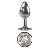Adam & Eve Clear Gem Anal Plug - Medium - ANAL TOYS