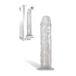 Adam & Eve Crystal Clear 8'' Dong - Clear 20.3 cm Dong - DONGS