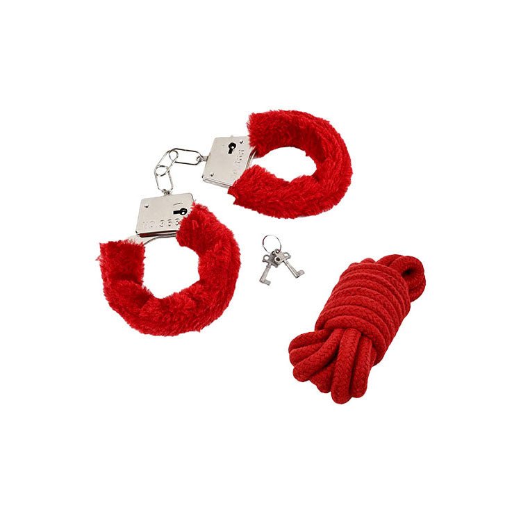 Adam & Eve DELUXE RED HOT SEX KIT - Couples Kit - 13 Piece Set - Naughty by Nature Adult Store