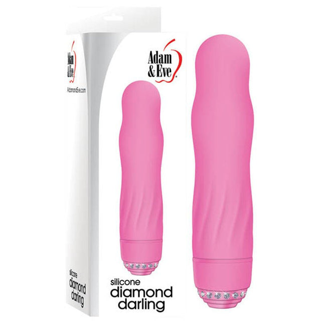 Adam & Eve Diamond Darling - Pink 10.25 cm Vibrator - VIBRATORS