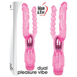 Adam & Eve Dual Pleasure Vibrator with Anal Probe - Naughty by Nature Adult Store
