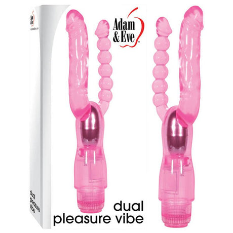Adam & Eve Dual Pleasure Vibrator with Anal Probe - Naughty by Nature Adult Store