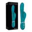 Adam & Eve Eve's Rechargeable Thrusting Rabbit - Green 22.9 cm (9'') USB Rechargeable Thrusting Rabbit Vibrator - VIBRATORS - RABBIT