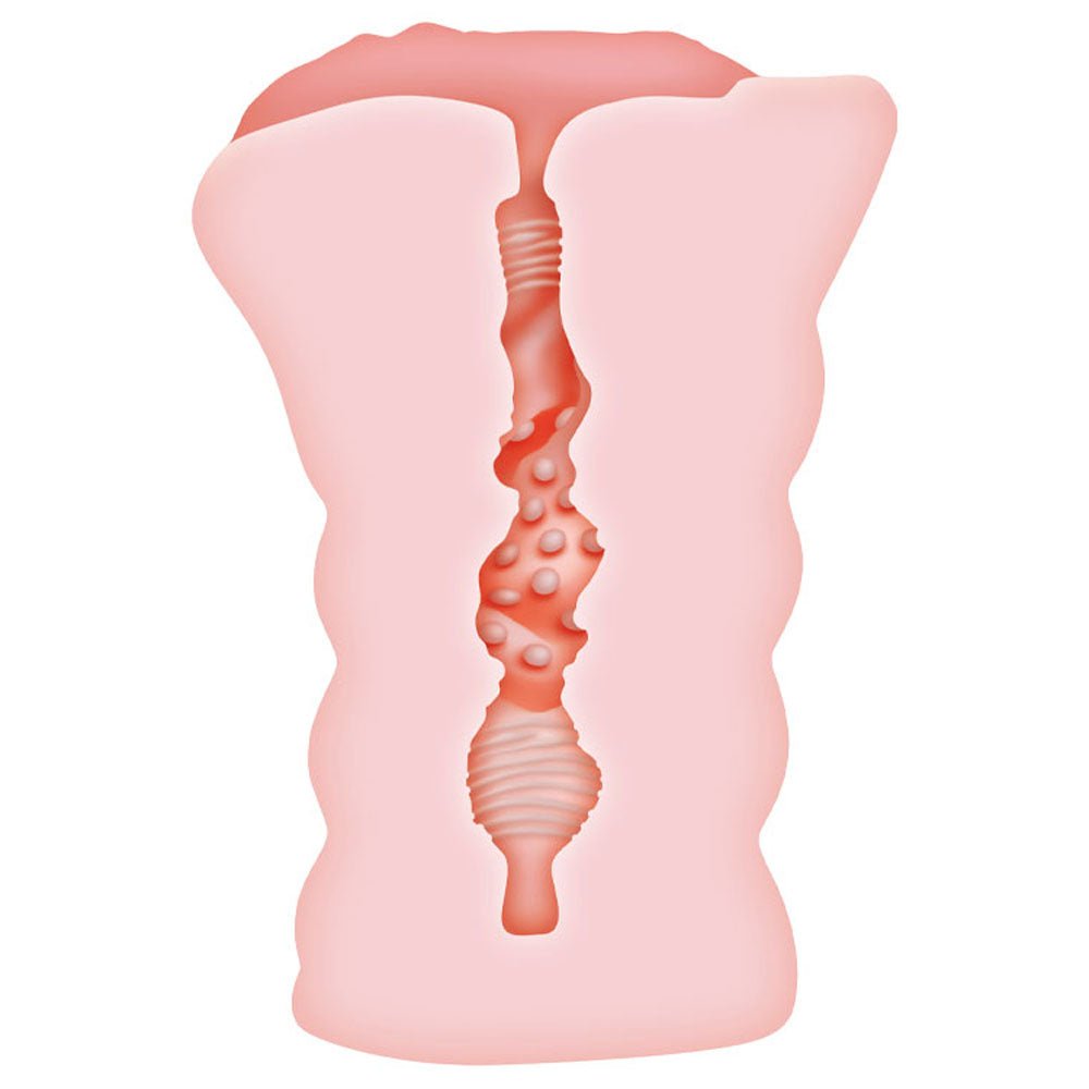 Adam & Eve JUICY LUCY - Flesh Self Lubricating Vagina Stroker - MASTURBATORS