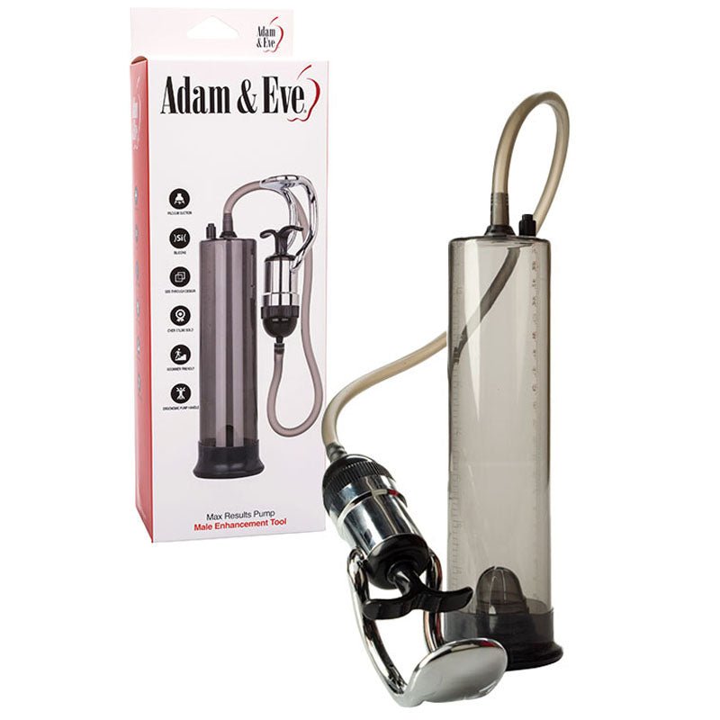 Adam & Eve MAX RESULTS Pump - Clear Penis Pump - PUMPS