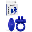Adam & Eve ROCKIN RABBIT 2.0 - Blue USB Rechargeable Vibrating Cock Ring with Wireless Remote - COCK RINGS
