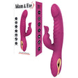 Adam & Eve ROSE GOLD G - SPOT RABBIT - Purple 22.5 cm USB Rechargeable Rabbit Vibrator with Flicking Tip - VIBRATORS