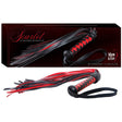 Adam & Eve Scarlet Couture Diamond Flogger - Red/Black Whip - BONDAGE - TOYS