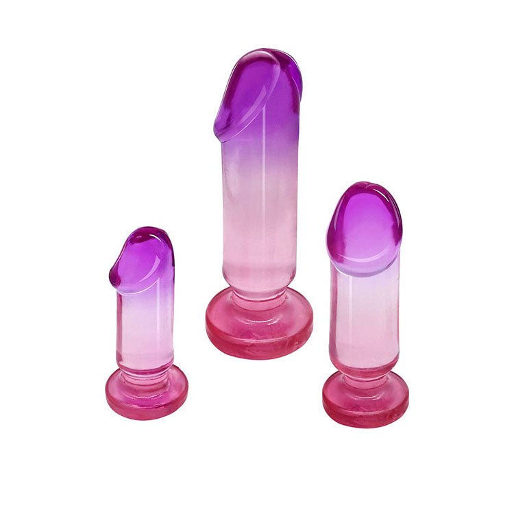 Adam & Eve SUNSET DREAMS Anal Training Kit - Set of 3 Plugs - ANAL TOYS