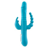 Adam & Eve THRUSTING TRIPLE JOY RABBIT With Anal Probe - VIBRATORS - RABBIT