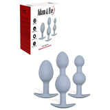 Adam & Eve VIBRA - BALL TRIO - Weighted Anal Training Set - ANAL TOYS