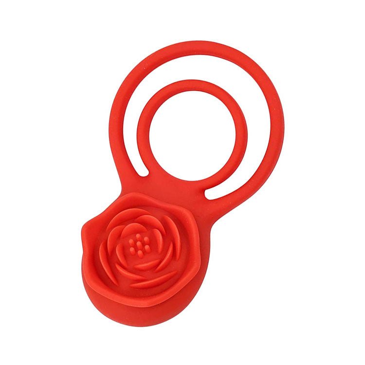 Adam & Eve VIBRATING ROSE DOUBLE ENHANCER - Naughty by Nature Adult Store