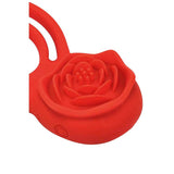 Adam & Eve VIBRATING ROSE DOUBLE ENHANCER - Naughty by Nature Adult Store