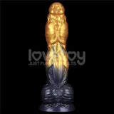 Aerosx 10 Inch Dual Density Inflatable Dildo Gold Blue 33 Cm Inflatable Fantasy Experience - DONGS