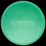 Aerosx 8 Inch Dual Density Inflatable Dildo - Red/Green 28 cm - DONGS