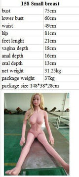 Aibei 158cm Small Breast Real Sex Doll - Naughty by Nature Adult Store