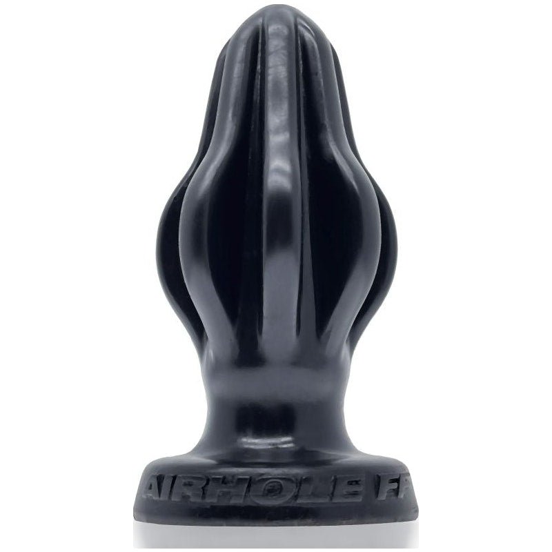 Airhole - 2 Finned Buttplug Black - Adult Toys