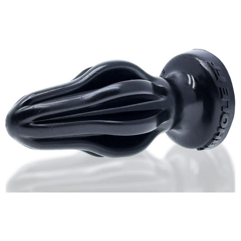 Airhole - 2 Finned Buttplug Black - Adult Toys