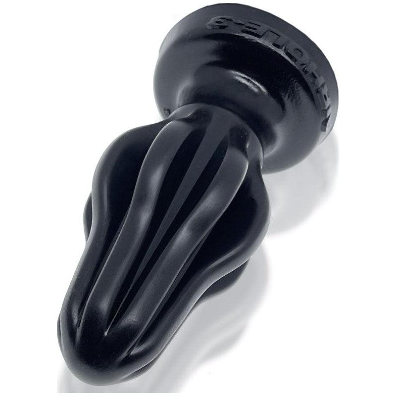 Airhole-2 Finned Buttplug Black - Naughty by Nature Adult Store