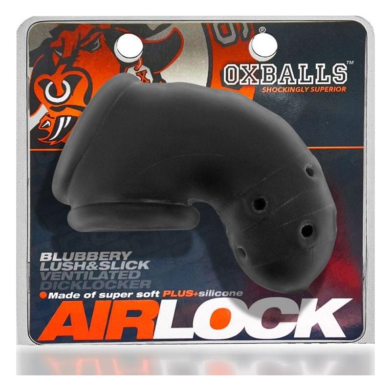 Airlock Air - Lite Vented Chastity Black Ice - Adult Toys