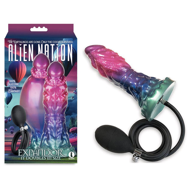 Alien Nation Expandor Inflatable Coloured Dildo for Fantasy Play - DONGS
