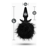 Anal Adventures Platinum Rabbit Tail Plug - Adult Toys