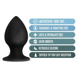 Anal Adventures Platinum Silicone Anal Stout Plug Large - Adult Toys