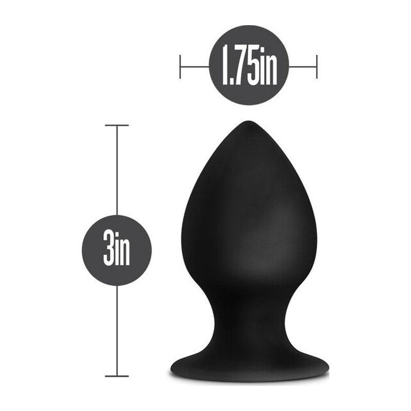 Anal Adventures Platinum Silicone Anal Stout Plug Medium - Adult Toys