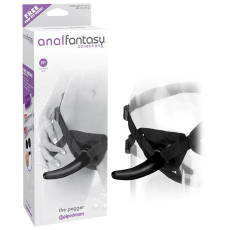 Anal Fantasy Collection The Pegger - Black 12 cm (4.75'') Strap - On - STRAP - ONS